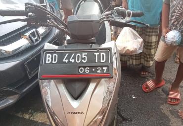 Beat Vs Mobilio,  Pengendara Motor Luka Lecet