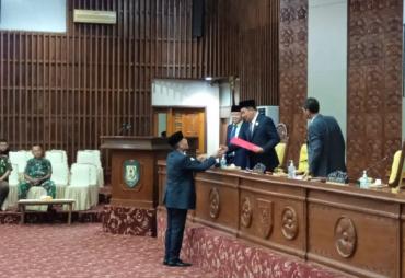 DPRD Provinsi Berikan Rekomendasi Atas LKPJ Gubernur Bengkulu Tahun 2022