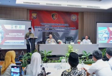 Gubernur Rohidin Hadiri Kegiatan Pembinaan Peningkatan Kemampuan Bagi Penyidik Polri dan PPNS