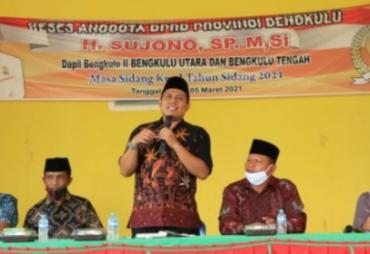 Anggota DPRD Provinsi Sunjono Ajak Petani Sawit Manfaatkan Program Replanting