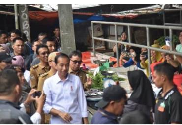 Presiden Jokowi saat berkunjung ke Kepahiang