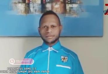 Benadiktus Bame, kareteker DPD KNPI Provinsi Papua