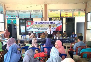 Musdes Sido Rejo Agenda Penyusunan RKPDes 2023 dan Usulan RKPDes 2024
