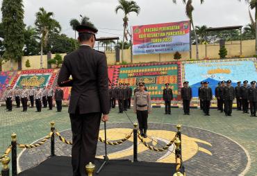 Kapolres Tanggamus Pimpin Upacara Hari kesaktian Pancasila