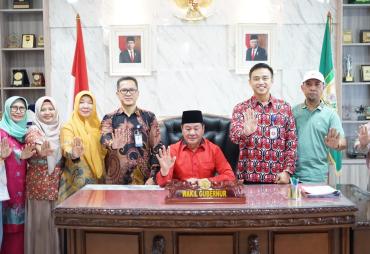 Terima Audiensi Tim Percepatan Penurunan Stunting, Rosjonsyah Minta Percepat Aksi
