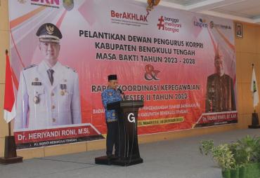 BKPSDM Benteng Lakukan Pelantikan Dewan Pengurus Korpri Masa Bakti 2023-2028