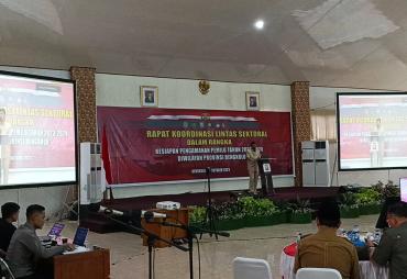 Rakor Lintas Sektor Kesiapan Pengamanan Pemilu 2024