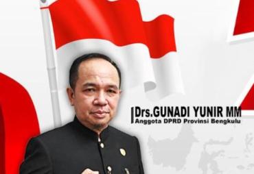 Anggota DPRD Provinsi Bengkulu Gunadi Yunir