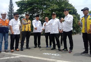 Bupati Kepahiang Lakukan Titik Nol 2 Pekerjaan Jalan Dana Inpres