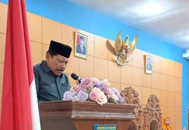 Bupati Sampaikan Nota Pengantar Raperda APBD 2024