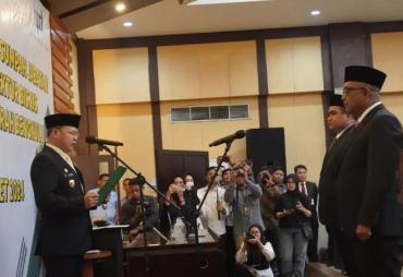 Pelantikan Dirut Bank Bengkulu