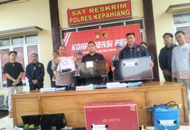 Polres Kepahiang Amankan Pelaku Spesialis Bongkar Rumah