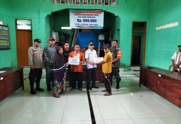Penyerahan BLT DD Tahap I Desa Bunga Tanjung