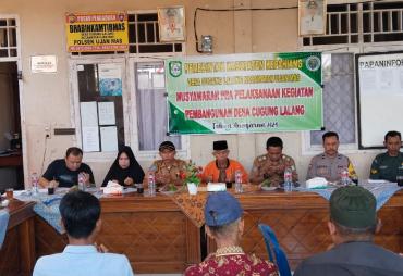Musyawarah Desa Cugung Lalang