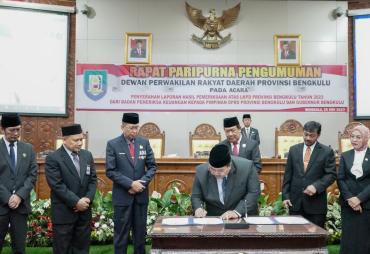 Tujuh Kali Berturut-Turut, Pemprov Bengkulu Raih WTP di Era Gubernur Rohidin