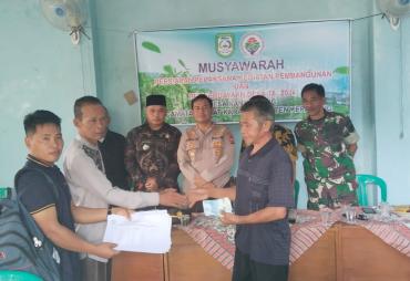 Pemdes  Nanti Agung Laksanakan Pembagian BLT-DD kepada 33 KPM