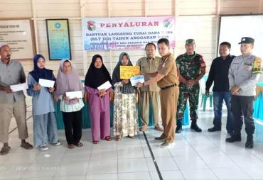 Pemdes Suka Maju Tuntaskan BLT DD Triwulan Dua Kepada 23 KPM