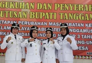 Pengukuhkan Kakon se - Tanggamus Pada Masa Jabatan (8) Tahun
