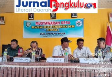 Musyawarah Desa Babakan Bogor