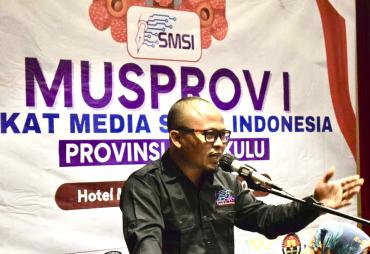 Wibowo Susilo Terpilih Kembali Sebagai Ketua SMSI Provinsi Bengkulu Secara Aklamasi
