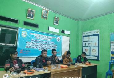 Musyawarah Desa Sinar Gunung,  Bahas Perubahan rpjmdes…