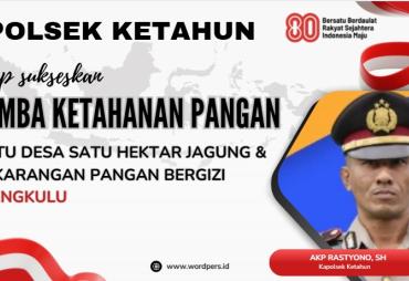 Kapolsek Ketahun : AKP Rastyono, SH