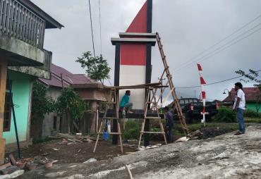 Pemdes Bandung Baru Realisasikan Pekerjaan Pembangunan…