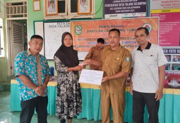 Pemdes Talang Gelompok Laksanakan Pembagian BLT-DD Tahap…