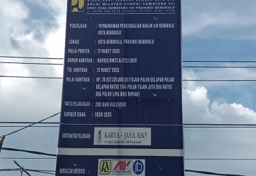 Proyek Pengendalian Banjir Bengkulu