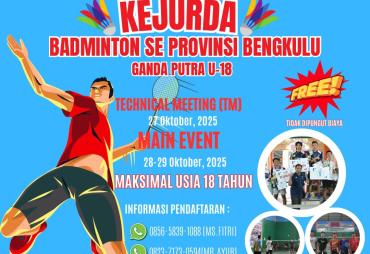 Dorong Atlet Muda, Kemenpora dan Yayasan PIN Gelar Kejurda…