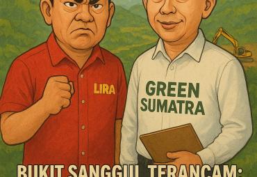 Aurego Jaya (LIRA) dan Sahipul Anwar (Green Sumatra) Tolak…