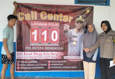 Bhabinkamtibmas Sawah Lebar Baru Sambang Warga, Ajak Jaga Kamtibmas dan Manfaatkan Layanan 110