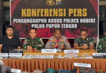 Kamp KKB di Nabire Dibongkar Aparat Gabungan, Ratusan…