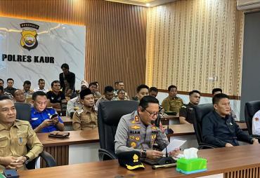 Polres Kaur Gelar Rakor Lintas Sektoral Jelang Operasi…