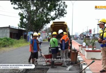 Jelang Mudik Lebaran 2026, BPJN Bengkulu Kebut Perbaikan Jalan Nasional di Sejumlah Titik Strategis