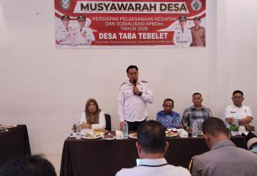 Pemdes Taba Tebelet Laksanakan Acara Musyawarah Persiapan…