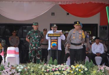 Polres Semarang Gelar Apel Pasukan, Pengamanan Pilkades…